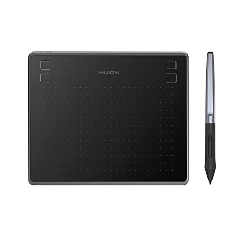 HUION HS64 Graphics Drawing Tablet Battery-Free Stylus Android Windows macOS with 6.3 x 4in Working Area Pen Tablet for Linux, Mac, Windows PC and Android