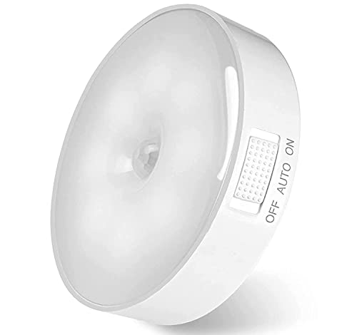 XERGY Motion Sensor Lights Wireless Body LED Night Light USB Rechargeable for Hallway, Wardrobe, Bedroom, Bathroom, Kitchen, Basement, Cupboard, Garage etc. Pack of 1