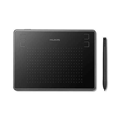 Huion H430P OSU Graphics Drawing Tablet with Battery-Free Stylus 4.8×3 inch Working Area 4 Press Keys Support Work from Home Distance Education Compatible with Android Linux Windows and Mac