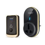 CASON – Wireless Door Bell for Home Long Range/Door Bell wireless For Home/Wireless Calling Bell,Remote Bell With Socket Plug In type, up to 1000ft Range with 45 Chimes (Black)