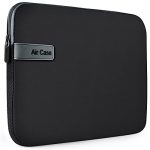 AirCase Protective Laptop Bag Sleeve fits Upto 13.3″ Laptop/MacBook, Wrinkle Free, Padded, Waterproof Light Neoprene case Cover Pouch, for Men & Women, Black- 6 Months Warranty