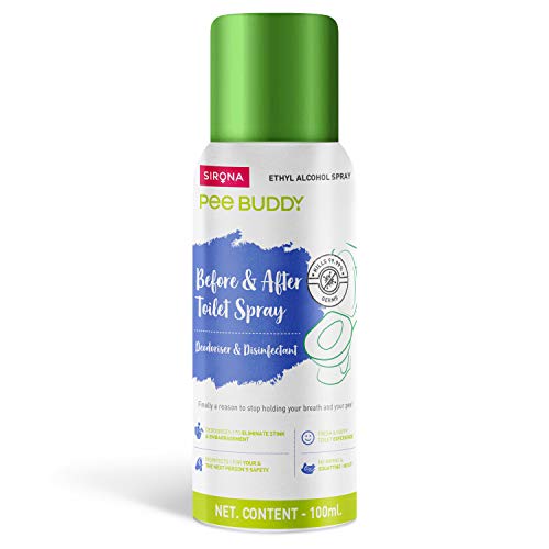 PEE BUDDY Toilet Seat Sanitizer Spray – 100 ml | Vanilla Fragrance