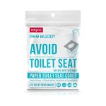 PEE BUDDY Disposable Toilet Seat Covers – 20 Sheets | No Direct Contact with Unhygienic Seats | Easy To Dispose | Nature Friendly | Must Have for Women and Men
