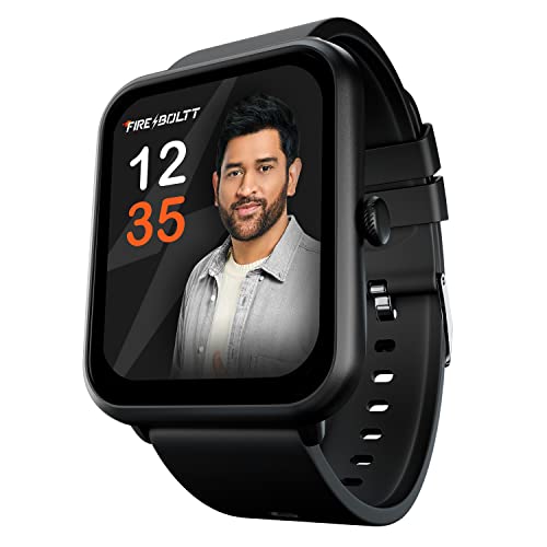 Fire-Boltt Ninja Call Pro Plus 1.83″ Smart Watch with Bluetooth Calling, AI Voice Assistance, 100 Sports Modes IP67 Rating, 240 * 280 Pixel High Resolution (Black)