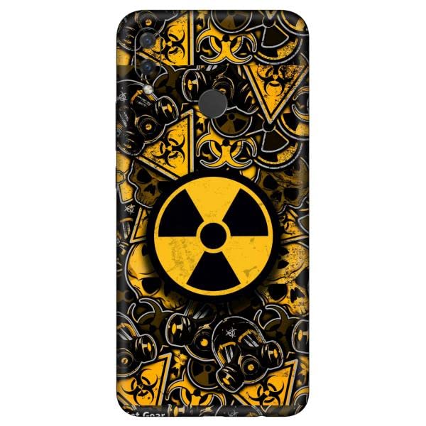 Gadget Gear Vinyl Skin Back Sticker (Not a Cover) Radiation (39) Mobile Skin Compatible with Huawei P Smart Plus (2019) (Only Back Panel Coverage)