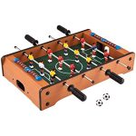 Cable World Mid-Sized Foosball Mini Football Table Soccer Game, 51X31X10 cm 20 Inches for Kid