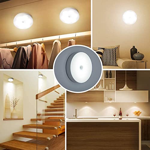 One94store Motion Sensor Light for Home with USB Charging Wireless Self Adhesive LED Nightlight Rechargeable Body Sensor Wall Light for Hallway, Wardrobe, Bedroom, Stairs ,Bathroom, Kitchen, Basement, Cupboard, Garage (Cool White, Pack of 1)