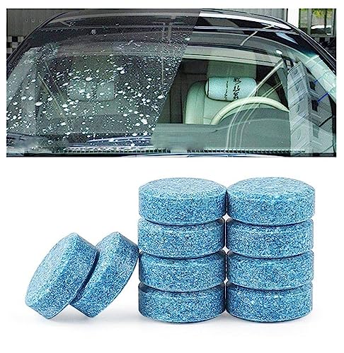 HSR Car Accessories in 10PCS/1Set Car Wiper Detergent Effervescent Tablets Washer Auto Windshield Cleaner Glass Wash Cleaning Tablets