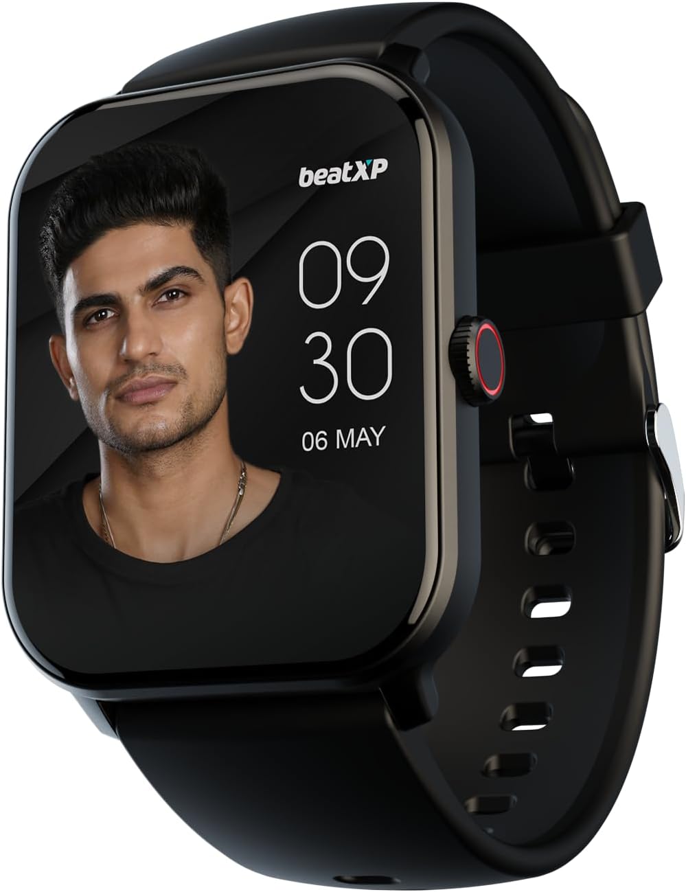 beatXP Marv Neo 1.85” (4.6 cm) Display, Bluetooth Calling Smart Watch, Smart AI Voice Assistant, 100+ Sports Modes, Heart & SpO2 Monitoring, IP68, Fast Charging (Electric Black)