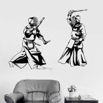 Gadgets Wrap Wall Stickers for Boys Rooms Vinyl Wall Decals Kendo Japan, AG20-DRP-3521