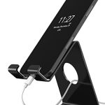 ELV Mobile Phone Mount Tabletop Holder for Phones and Tablets – Black