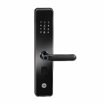 Yale YDME 100 NxT, Smart Door Lock with Biometric, Pincode, RFID Card & Mechanical Keys, Color- Black, for Home & Office (Free Installation)…