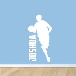 Gadgets Wrap Boys Basketball Dribble Silhouette Wall Decal Bedroom Vinyl Wall Sticker