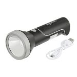Amazon Basics 2 In 1 Rechargeable Torch And Table Light, Black, Plastic