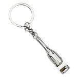 AUGEN Premium Stainless Steel Keychain Metal For Gifting With Key Ring Anti-Rust