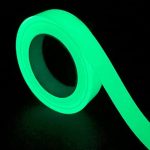 CLIPPER Glow in The Dark Tape, Radium Tape, Rechargeable & Long-Lasting Fluorescent Tape | Luminous Tape for Outdoor Sports, Night Decorations, and Home Marking (1.5CM X 3M)