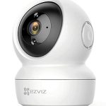 EZVIZ by Hikvision| Made in India | WiFi Indoor Home Security/Baby Monitor Camera|2 Way Talk | 360° Pan/Tilt | Night Vision | MicroSD Card Slot Upto 256GB |Works with Alexa & Google|C6N, White