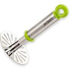 Ganesh Round Masher Kitchen Gadget with Non-Slip Handle, Masher Utensil for Mashed Potato, Vegetables