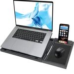 Gadget Wagon 8 Level Adjustable Laptop Stand with Removable Mouse Mobile Holder with Mouse pad