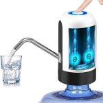 Konquer TimeS KTS Automatic Wireless Water Can Dispenser Pump for 20 Litre Bottle Can, with Silicone Pipe.