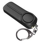 HASTHIP® Safety Gadgets for Self Defence, Safety Siren Keychain Loud Alarm for Women’s Protection, 130 dB Loud Safety Siren Whistle with LED Light for Men, Children, Elderly, Without Battery