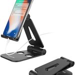 BOUGYR Smart Gadget with Highest Discount Offer Foldable Mobile Stand Like Tv Latest Smartphone, Tablet,Car,Bed,Ipad, Holder for Online Class Cheapest Cellphone Charger Holder ,Stand for Desktop