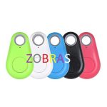 ZOBRAS Smart Key Finder Locator, GPS Tracking Device for Kids Pets Keychain Wallet Luggage Anti-Lost Tag Alarm Reminder Selfie Shutter APP Control Compatible iOS Android (1-Piece)
