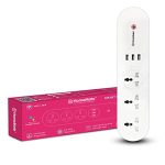 HomeMate® WiFi Smart Power Strip (Pack of 1)| No Hub Required | Compatible with Alexa, Google home and IFTTT | 10A