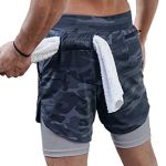 Gadgets Appliances Workout Running Shorts for Men，2-in-1 Stealth Shorts，7-Inch Gym Yoga Outdoor Sports Shorts