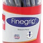 Cello Finegrip Ball Pen | Blue Ball Pens | Jar of 25 Units | Best Ball Pens for Smooth Writing | Ball Point Pen Set  | Pens for Students and Professionals Stationery