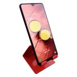 ARS TECH Mobile Stand, Tablet Stand, Desktop Cell Phone Stand, MS Mild Steel Stand Holder for Mobile Phone and Tablet (Up to 12 inches)-Red