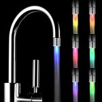 QAWACHH MOBILITY LED Tap Light Water Glow Shower for Bathroom Kitchen Nozzle Cock Faucet (Multicolour)