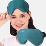 Ymir Nap Eye Mask For Sleeping, Sleep Mask With Adjustable Strap, Ultra Smooth Sleeping Mask For Comfortable Sleep, Blind Fold for travelling For Men And Women (Aqua Green)