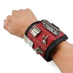 Gitesh Magnetic Wrist Band Tool Belt for Holding Screws, Nails, Scissors, Small Tools, Bolts, Gifts for Men Dad Husband Boyfriend Him, Cool Gifts Gadgets Carpenters DIY Handyman