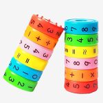 Anzailala Magnetic Math Toy Magnetic Arithmetic Learning Toy Cylinder Numbers Toys Magnetic Blocks for Kids(Pack of 1)