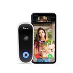 Qubo Smart WiFi Wireless Video Doorbell (White) from Hero Group | Instant Visitor Video Call | Intruder Alarm System | Easy Plug & Play AC Chime | 2-Way Talk | 1080P FHD Camera | Night Vision