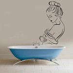 Gadgets Wrap Woman Wall Decals Vinyl Sticker Hair Decal