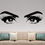 Gadgets Wrap Woman Eyes Vinyl Wall Stickers Make Up Art Fashion Beauty Salon Decor Wall Decal