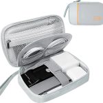 Ambiger Electronic Gadget Travel Organizer, Electronic Accessories Bag, Gadget Organizer Case, Cable Organizer bag Portable Electronic Organizer, External Hard Drive Portable Carrying Case (Grey)