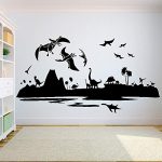 GADGETS WRAP Kids Wall Decor Dinosaur Wall Decal Vinyl Wall Decal Decoration Sticker