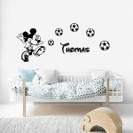 Gadgets Wrap Wall Stickers for Football Nursery Boys Room Home Decoration Vinyl