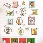 Gadgets Wrap Cartoon Animals Love Family Wall Stickers for Kids Rooms Wall Decals Children Bedroom Home Decor