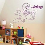 Gadgets Wrap Wall Stickers for Kids Rooms Wall Decal Boy Room Plane Vinyl Mural Decor