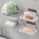 soap holder for bathroom, soap case, Arawaza 2 Pack Bathroom Accessories sink caddy organizer, organizer rack, luxurious bathroom accessories, bathroom shelf without drilling, bathroom shelf and bathroom cabinet, bathroom rack, bathroom accessories items, kitchen accessories items, kitchen gadgets latest 2023