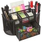 Callas Metal Mesh Desk Organizer, Black LD 708-05