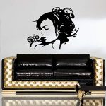 Gadgets Wrap Beautiful girl Kids Room Children Stylish Wall Art Sticker Decal, AG20-DRP-3375