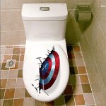 Gadgets Wrap Avenger Wall Stickers for Kids Bedroom Toilet Switch Refrigerator Wall Decals