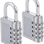 UNIVERSAL BUYER Bag Lock Combination Number Locks for Door Password Key Home Digital Finger Padlock Deal Security Smart 4-Digit Safe Pin Hand Bag (Pack of 2)