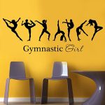 Gadgets wrap Ballerina Gymnastics Girl Wall Decal for Home, Office