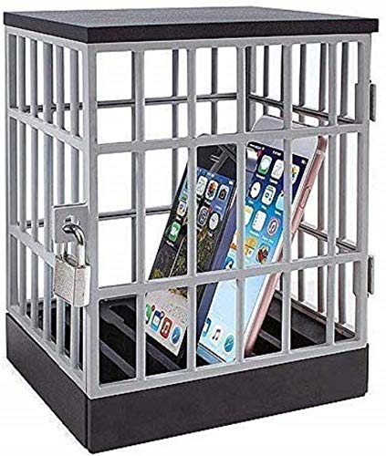 SANIDIKA Mobile Phone Jail Cell Prison Lock Up Safe Smartphone Home Table Office Gadget